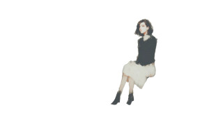 Lonely Anime Swing Vinyl Car Decal Sticker – Waterproof & UV-Resistant 8"