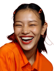 Y2K-Style Girl Vinyl Car Decal Sticker – Waterproof & UV-Resistant 8"