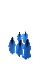 Celestial Maidens Ascend Vinyl Car Decal Sticker – Waterproof & UV-Resistant 8"