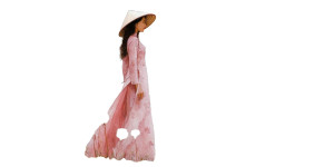 Vietnamese Girl Vinyl Car Decal Sticker – Waterproof & UV-Resistant 8"