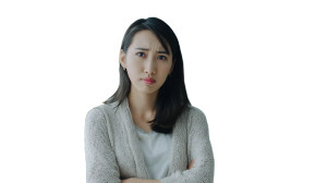 Frustrated Young Woman V2 Vinyl Car Decal Sticker – Waterproof & UV-Resistant 8"