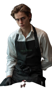Young Chef Oleogustus Vinyl Car Decal Sticker – Waterproof & UV-Resistant 8"