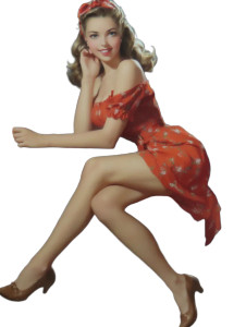 1920S Pin Up V2 Vinyl Car Decal Sticker – Waterproof & UV-Resistant 8"