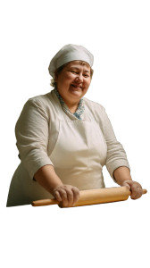 Russian Cafeteria Cook Vinyl Car Decal Sticker – Waterproof & UV-Resistant 8"