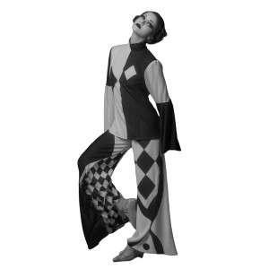 1920S Fashion Model Vinyl Car Decal Sticker – Waterproof & UV-Resistant 8"
