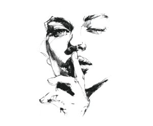 Picasso-Style Face Vinyl Car Decal Sticker – Waterproof & UV-Resistant 8"