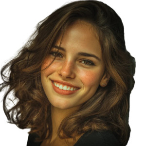 Smiling Woman V4 Vinyl Car Decal Sticker – Waterproof & UV-Resistant 8" Smiling Woman V4 Vinyl Car Decal Sticker – Waterproof & UV-Resistant 8"