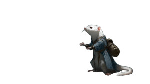 D&D Cleric Weasel Vinyl Car Decal Sticker – Waterproof & UV-Resistant 8"
