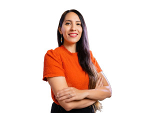 Smiling Native Woman Vinyl Car Decal Sticker – Waterproof & UV-Resistant 8"