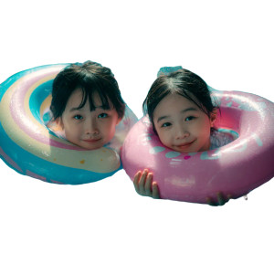 China Children Swimming Vinyl Car Decal Sticker – Waterproof & UV-Resistant 8"