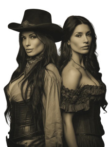 Exotic Western Women Vinyl Car Decal Sticker – Waterproof & UV-Resistant 8"