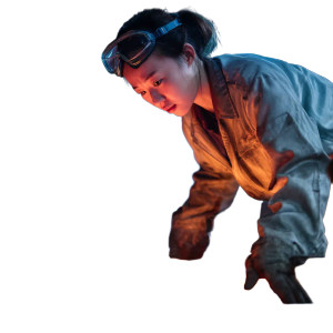 Diligent Glass Worker Vinyl Car Decal Sticker – Waterproof & UV-Resistant 8"