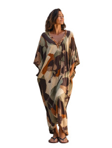 Boho Kaftan Woman Vinyl Car Decal Sticker – Waterproof & UV-Resistant 8"