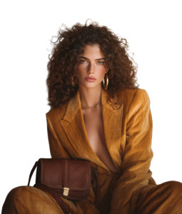 Mustard Blazer Model Vinyl Car Decal Sticker – Waterproof & UV-Resistant 8"