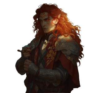 Ethereal Elven Warrior Vinyl Car Decal Sticker – Waterproof & UV-Resistant 8"