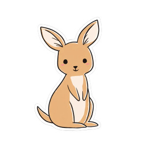 Kangaroo Sticker Vinyl Car Decal Sticker – Waterproof & UV-Resistant 8" Kangaroo Sticker Vinyl Car Decal Sticker – Waterproof & UV-Resistant 8"