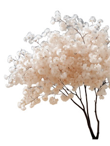 Diamond Branch Tree Vinyl Car Decal Sticker – Waterproof & UV-Resistant 8"