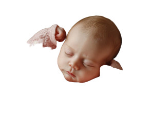 Newborn Baby-Girl Vinyl Car Decal Sticker – Waterproof & UV-Resistant 8"