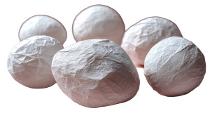 White Pebbles Scattered Vinyl Car Decal Sticker – Waterproof & UV-Resistant 8"