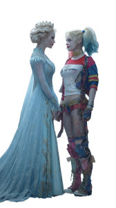 Elsa And Harley Quinn Vinyl Car Decal Sticker – Waterproof & UV-Resistant 8"