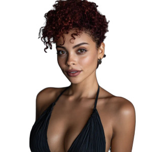 Model Portrait V2 Vinyl Car Decal Sticker – Waterproof & UV-Resistant 8"