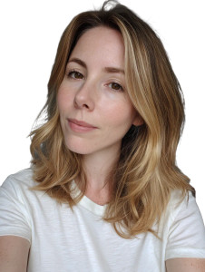 Blonde Woman Selfie V2 Vinyl Car Decal Sticker – Waterproof & UV-Resistant 8"