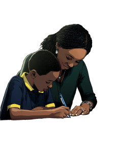 Mother And Son Learning Vinyl Car Decal Sticker – Waterproof & UV-Resistant 8" Mother And Son Learning Vinyl Car Decal Sticker – Waterproof & UV-Resistant 8"