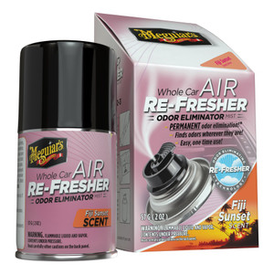 Meguiars Air Re-Fresher | Permanently Eliminates Odors | Fiji Sunset Scent Meguiars Air Re-Fresher | Permanently Eliminates Odors | Fiji Sunset Scent