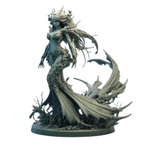 Mystical Ocean Mermaid Vinyl Car Decal Sticker – Waterproof & UV-Resistant 8"