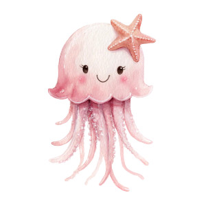 Pink Baby Jellyfish Vinyl Car Decal Sticker – Waterproof & UV-Resistant 8" Pink Baby Jellyfish Vinyl Car Decal Sticker – Waterproof & UV-Resistant 8"