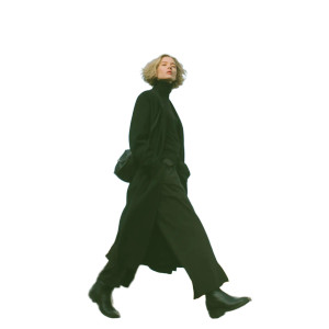 Androgynous Urban Walker Vinyl Car Decal Sticker – Waterproof & UV-Resistant 8"