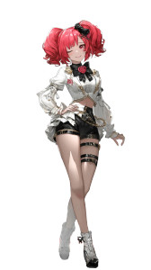 Anime Casino Idol Vinyl Car Decal Sticker – Waterproof & UV-Resistant 8"