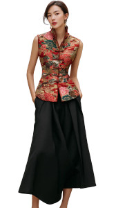 Elegant Asian Woman V16 Vinyl Car Decal Sticker – Waterproof & UV-Resistant 8"