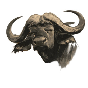 Stoic Buffalo Portrait Vinyl Car Decal Sticker – Waterproof & UV-Resistant 8" Stoic Buffalo Portrait Vinyl Car Decal Sticker – Waterproof & UV-Resistant 8"
