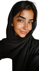 Saudi Woman Selfie Vinyl Car Decal Sticker – Waterproof & UV-Resistant 8" Saudi Woman Selfie Vinyl Car Decal Sticker – Waterproof & UV-Resistant 8"
