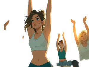 Exercise Class Vinyl Car Decal Sticker – Waterproof & UV-Resistant 8"