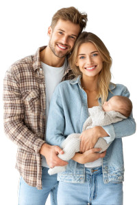 Young Family Apartment Vinyl Car Decal Sticker – Waterproof & UV-Resistant 8"