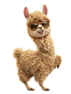 Cartoon Llama Vinyl Car Decal Sticker – Waterproof & UV-Resistant 8" Cartoon Llama Vinyl Car Decal Sticker – Waterproof & UV-Resistant 8"