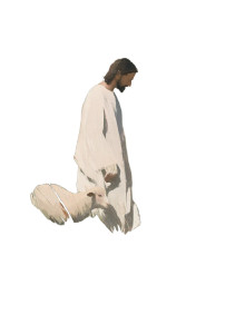 Jesus With Lamb V5 Vinyl Car Decal Sticker – Waterproof & UV-Resistant 8"
