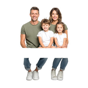 Happy Family Outing V3 Vinyl Car Decal Sticker – Waterproof & UV-Resistant 8"