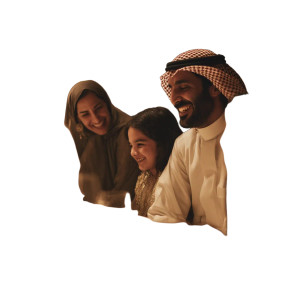 Elegant Arab Family Vinyl Car Decal Sticker – Waterproof & UV-Resistant 8" Elegant Arab Family Vinyl Car Decal Sticker – Waterproof & UV-Resistant 8"