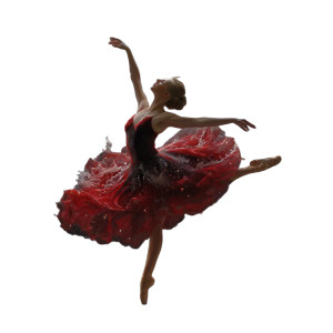 Galactic Ballerina Vinyl Car Decal Sticker – Waterproof & UV-Resistant 8"