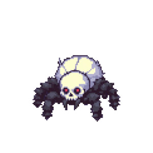 Skull Spider Pokemon Vinyl Car Decal Sticker – Waterproof & UV-Resistant 8"