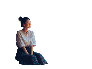 Japanese Summer Scene Vinyl Car Decal Sticker – Waterproof & UV-Resistant 8"