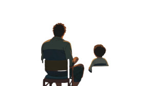 Father And Son V17 Vinyl Car Decal Sticker – Waterproof & UV-Resistant 8"