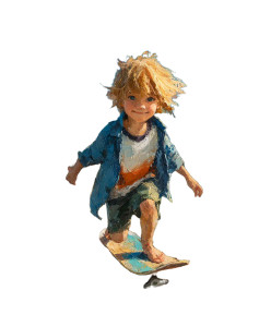 Joyful Skateboarding Boy Vinyl Car Decal Sticker – Waterproof & UV-Resistant 8" Joyful Skateboarding Boy Vinyl Car Decal Sticker – Waterproof & UV-Resistant 8"