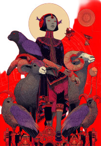 Hybrid Visionary Art Vinyl Car Decal Sticker – Waterproof & UV-Resistant 8"