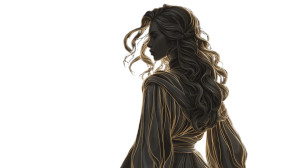 Rainbow Meadow Silhouette Vinyl Car Decal Sticker – Waterproof & UV-Resistant 8"