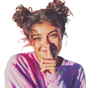 Cheerful Latina Woman Vinyl Car Decal Sticker – Waterproof & UV-Resistant 8"