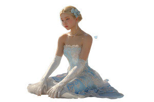 Ethereal Garden Muse Vinyl Car Decal Sticker – Waterproof & UV-Resistant 8"